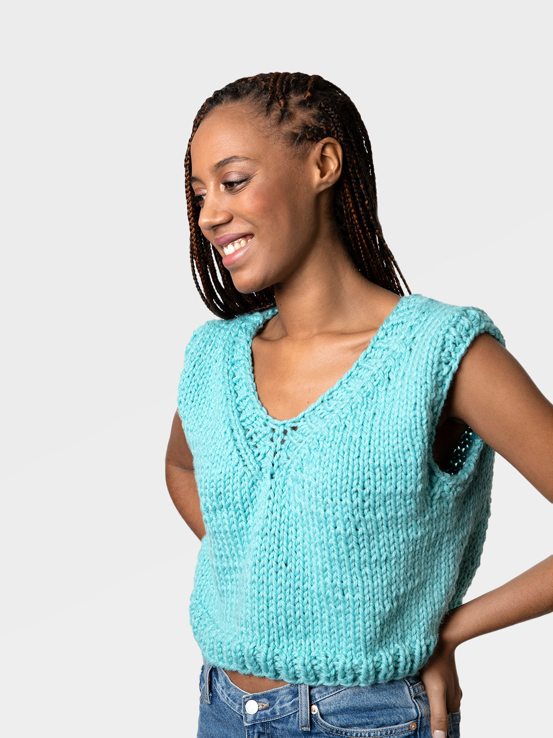 Kit for knitting a waistcoat – Aris Vest – The Lanners