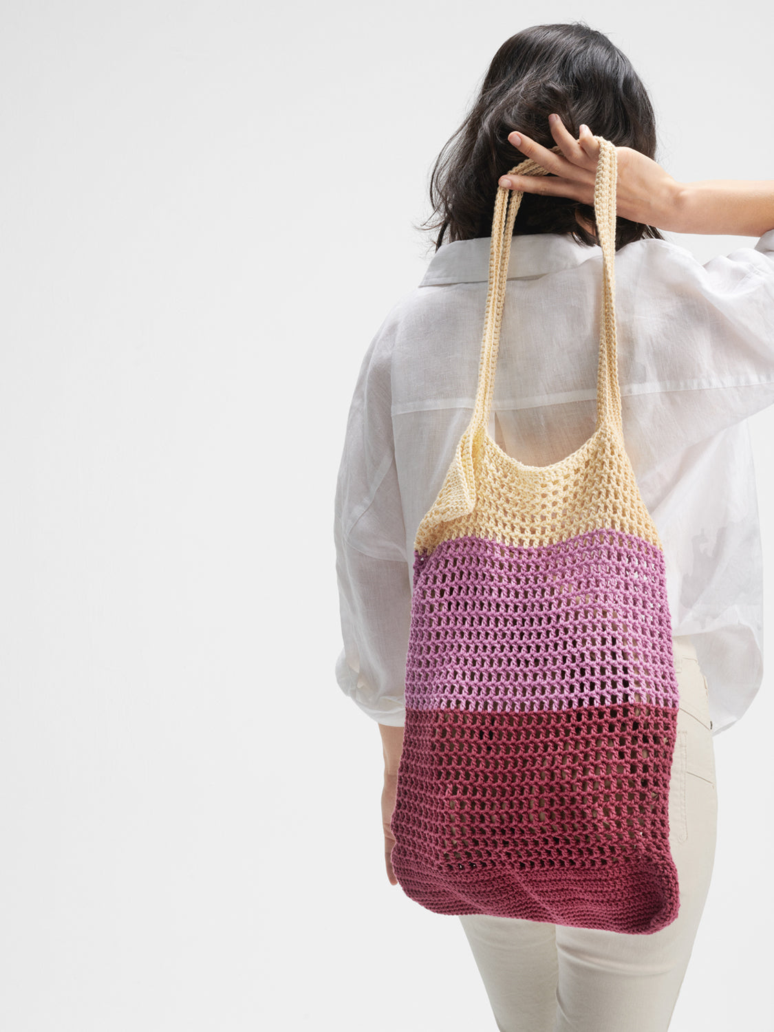 Kit Bolso Crochet Kit De Crochet Para Tejer Bolsa Sostenible De