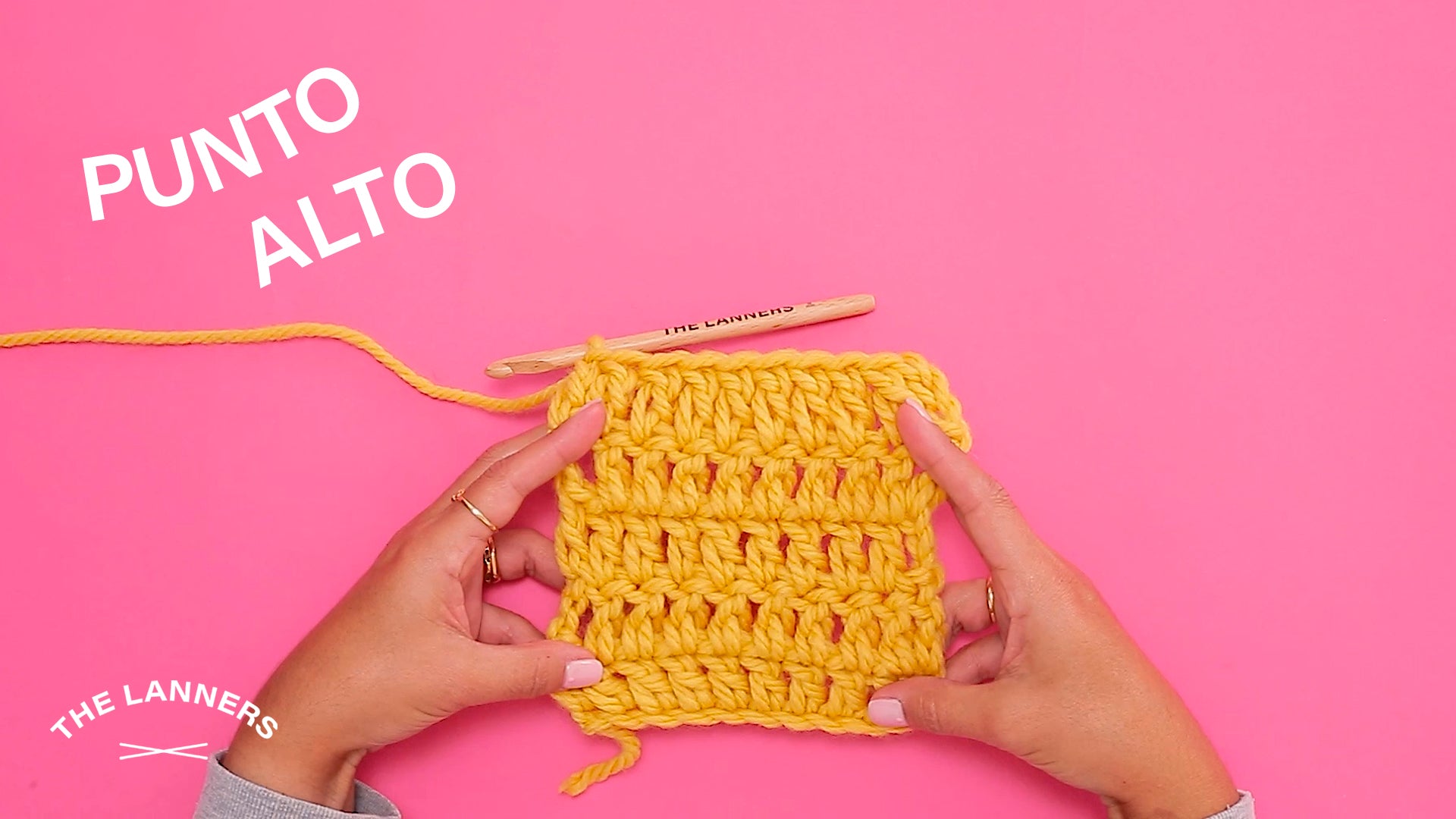Videotutorial ¿cómo hacer punto alto en crochet? The Lanners