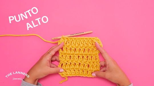 Punto alto en crochet