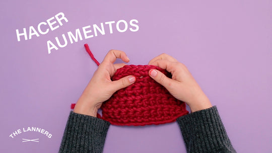 Hacer aumentos en crochet
