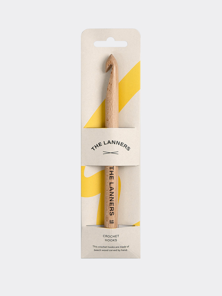 Crochet hook – 100% beechwood – The Lanners