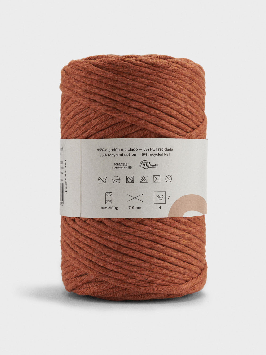 Boho Yarn – recycled cotton and recycled PET – 500 g – The Lanners